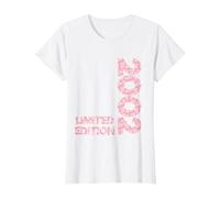 Limited Edition 2002 Compleanno Donne Ragazza 2002 Nato Maglietta, Donna, Bianco, S