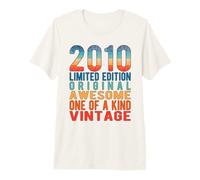 Limited Edition Vintage Retro Anno di Nascita 2010 Maglietta Premium