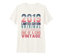 Limited Edition Vintage Retro Anno di Nascita 2019 Maglietta Premium