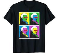 Limited Wolfgang Amadeus Mozart Pop Art T-Shirt Black3XL