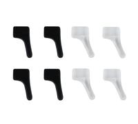 Limiti per le orecchie in vetro corso-confezione da 4 punte tempio in silicone, maniche con supporto in vetro antiscivolo, supporto per orecchie leggero e confortevole, materiale morbido resistente |