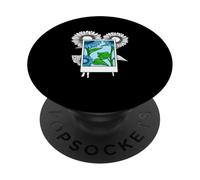 L'immagine blu è una grafica blu perfetta PopSockets PopGrip Adesivo
