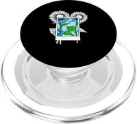 L'immagine blu è una grafica blu perfetta PopSockets PopGrip per MagSafe