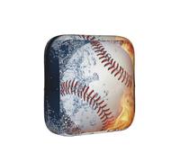 L'immagine di una palla da baseball nell'acqua e nel fuoco, Borsa porta assorbenti, borse per il ciclo, borse per tamponi per donne e ragazze adolescenti