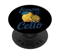 Limon La Dolce Vita Delizia al Limone Violoncello PopSockets PopGrip Adesivo