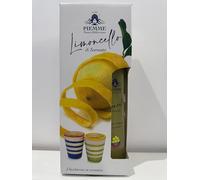 Limoncello di Sorrento Piemme Con 2 Bicchierini In Ceramica 500ml