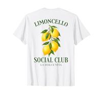 Limoncello Social Club X LA Dolce Vita X Spritz - Backprint Maglietta