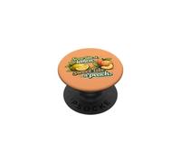 Limone - acido come un limone, pesca dolce PopSockets PopGrip Adesivo