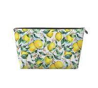 Limone di frutta gialla vintage, Borsa da toilette Borsa per trucco Borsa per cosmetici Borsa da toilette da viaggio portatile