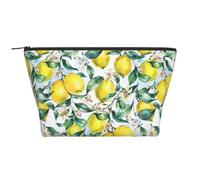 Limone di frutta gialla vintage, Borsa da toilette Borsa per trucco Borsa per cosmetici Borsa da toilette da viaggio portatile