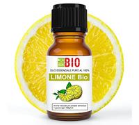Limone di Sicilia Bio Olio essenziale 100% Puro 10 ml - Uso interno Terapeutico Alimentare Diffusori Aromaterapia Cosmetica Cucina - Laborbio