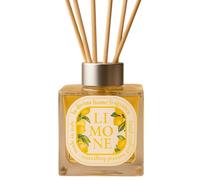 LIMONE Diffusore a Bastoncini per Ambienti, Fragranza al Limone, Flacone in Vetro, 100 ml, Made in Italy
