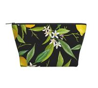 Limone E Fiore, Borsa da toilette Borsa per trucco Borsa per cosmetici Borsa da toilette da viaggio portatile