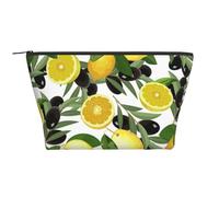 Limone E Oliva, Borsa da toilette Borsa per trucco Borsa per cosmetici Borsa da toilette da viaggio portatile