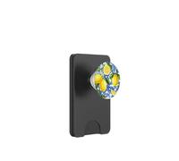 Limone Italiano Blu Piastrelle Estetiche Frutti Estivi Carino Girly PopSockets PopWallet per MagSafe