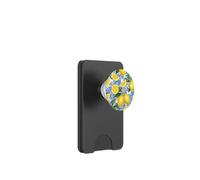 Limone Italiano Blu Piastrelle Estetiche Frutti Estivi Carino Girly PopSockets PopWallet per MagSafe