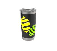 Limone Lime Divertente Agrumi Estate Frutta Agrumi Limone Lime Bicchiere termico in acciaio inox doppia parete