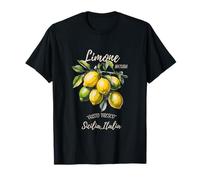 Limone Natura Sicilia Italia Frutta Design Albero da Frutto Maglietta