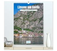 Limone sul Garda - Perle am Westufer des Gardasees (hochwertiger Premium Wandkalender 2027 DIN A2 hoch), Kunstdruck in Hochglanz: Mediterranes Flair am Gardasee - die Altstadt von Limone sul Garda.