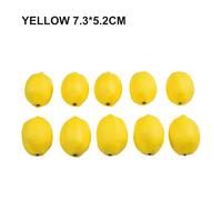 Limoni finti alla frutta gialli per oggetti di scena visual merchandising (74 pe