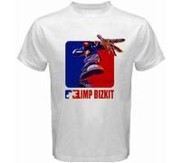Limp Bizkit Logo Alternative Rock Band White Size S to 3XL USA Size Mens T-Shirt EN1 Size L