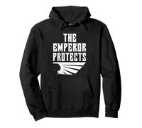 L'imperatore Protegge.SciFi Epic Space Gaming Gamer Design Felpa con Cappuccio
