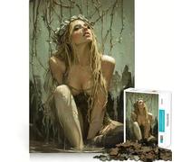 L'Imperatrice Fiorita della Rinascita, Ninfa della Foresta Puzzle da 1000 Pezzi per Adolescenti Puzzle Sfida Mentale Giocattolo Passatempo Rilassante Taglio Preciso Regalo Delizioso 50x75cm