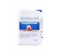 Limpia Pool ANTIALGHE 4 AZIONI Alghicida Sistemico Azzurrante Piscine 10 KG