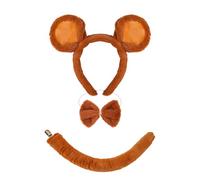 Limtula 1/3 / 4 set accessori per costume da topi orecchio fascia gonna tutù papillon per bambini festa halloween costume cosplay cosplay animali