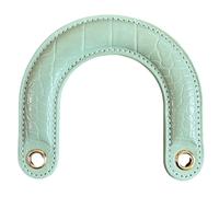 Limtula 1 tracolla curva per borsa in poliuretano per una presa comoda e facile installazione per donne e appassionati alla moda elegante maniglia per borsa, Verde menta, One Size