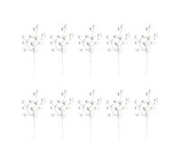 Limtula 10 pz/set Simulazione Bacche Ramo Decor Bacche Steli Accessori Vacanza per Composizioni Floreali e Casa Fai da Te Artigianato Steli Artificiali Decorazione Albero Natale