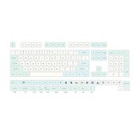 Limtula 137PCS Ergonomico XDA Altezza Sublimato Keycap Set Unico Ice Mint Tema Migliora la Digitazione per Tastiera Meccanica PBT Sublimato Keycaps