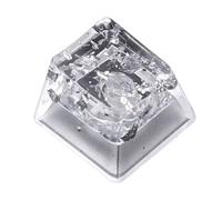 Limtula 1PC Keycap Personalità Trasparenti Lamina d'argento Profilo OEM R4s Keycap Tastiere da gioco Personalizzati Resine Keycaps Artigianale Resina Meccanica Keycaps