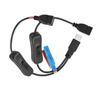 Limtula 2 Cavo sdoppiatore USB 2.0 commutabile a Forma Y con Porte Ricarica e Funzione sincronizzazione per Uso Domestico/Ufficio Cavo sdoppiatore USB