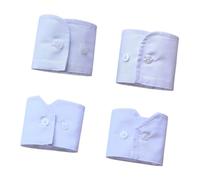 Limtula 2 Decorativi Colletto Polsini Polsini Copri Manica Accessori Professionali per miglioramento della Camicia Elegante per Maniche Decorative per riunioni Formali