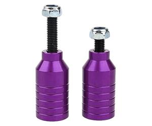 Limtula 2 lotti Versatile Scooter Peg e assi leghe piede acrobazie Peg scooter per adulti per versatili uso parte colorata
