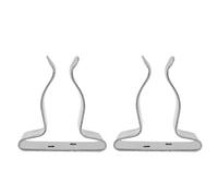 Limtula 2 Supporto per Gancio per Barche Clip a Molla in Acciaio Inossidabile Morsetti a Molla Supporto per Remi per Barche per Gancio, Clip per Canna da Pesca Clip
