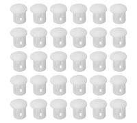 Limtula 30 Tappi per Fori in plastica Bianca Tappi a Vite Coperture Tappi per Pannelli a Incasso per armadietti da Cucina o Pannelli per mobili Tappi Fissaggio per Pannelli