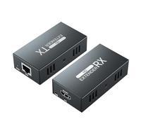 Limtula 50m 60 M Estensione Video Hdmicompatibile per Segnali A 1080p 60Hz Cavo Ethernet Cat5E/6 per Home Theater O Ufficio Utilizzare Estensione HDMicompatibile