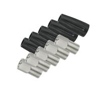 Limtula 5Pcs 8mm Filettatura Acciaio Inox Cava Bullone Tappi In Silicone Bici Idraulico Freno A Disco Tubo Flessibile Vite di Serraggio Durevole Bullone di Collegamento