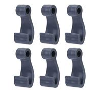 Limtula 6 Ganci Elastici per Kayak Ganci in plastica durevoli a Forma J Chiusura a Scatto Clip Corda Accessori per la Pesca in Kayak Gancio Elastico Durevole