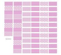 Limtula 60pcs decorativo Cellophane Goodie Borse Con Twist Cravatte Per Il Partito Elegante Sacchetto di Imballaggio Della Caramella Evento Forniture Del Partito A Strisce