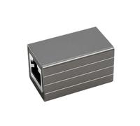 Limtula Accoppiatore RJ45 schermato in Alluminio Premium per reti Fast Ethernet Accoppiatore Ethernet Semplice