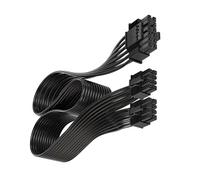 Limtula Adattatore di alimentazione per scheda grafica 16 pin (12 + 4) cavi collegamento diretto 8 pin cavo spesso 16 AWG per una fornitura di corrente stabile cavo PCIe