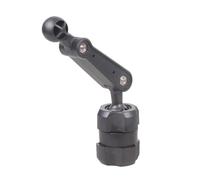Limtula Adattatore estensione per montaggio a da 17 mm, asta prolunga con rotazione 360° per cruscotti bocchetta ' ' auto Supporto per telefono da 17 mm Asta per telefono con