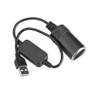 Limtula Adattatore per accendisigari USB da 5 V a 12 V Presa per accendisigari per Auto Convertitori Femmina Cavo Adattatore per registratori Guida per Auto
