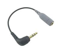 Limtula Adattatore per cavo per microfono da 3, 5 mm a TRRS Adattatore per microfono TRRS femmina da 3, 5 mm per registrazione della fotocamera con microfono SC3 / SC4 convertitori
