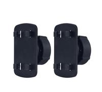 Limtula Adattatore universale per montaggio auto Adattatore da 17 mm rotondo morto a 4 fibbie per installazione supporto del telefono Costruzione in ABS