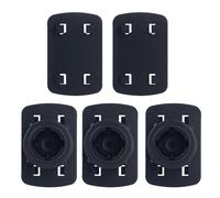 Limtula Adattatore universale per montaggio auto Adattatore da 17 mm rotondo morto a 4 fibbie per installazione supporto del telefono Costruzione in ABS