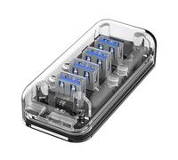Limtula Adattatore USB 3.0 Splitter USB da 5 Gbps Doppio Alimentatore per Laptop e Desktop Adattatore USB con trasferimento Dati Veloce